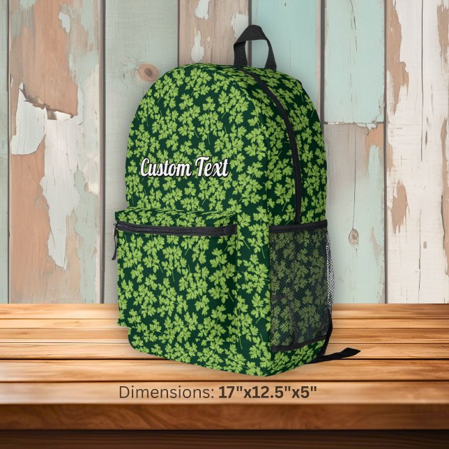 Petersilienmuster Bedruckter Rucksack (Von Creator hochgeladen)