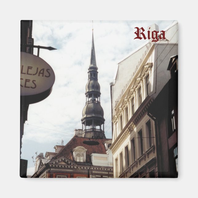 Peterskirche, Riga, Lettland. Magnet (Vorne)