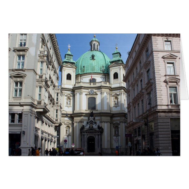Peterskirche Wien Österreich (Vorderseite (Horizontal))