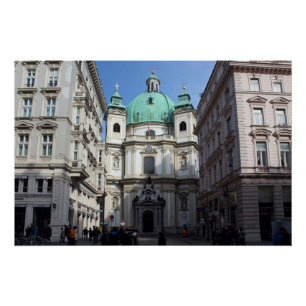 Peterskirche Wien Österreich Poster