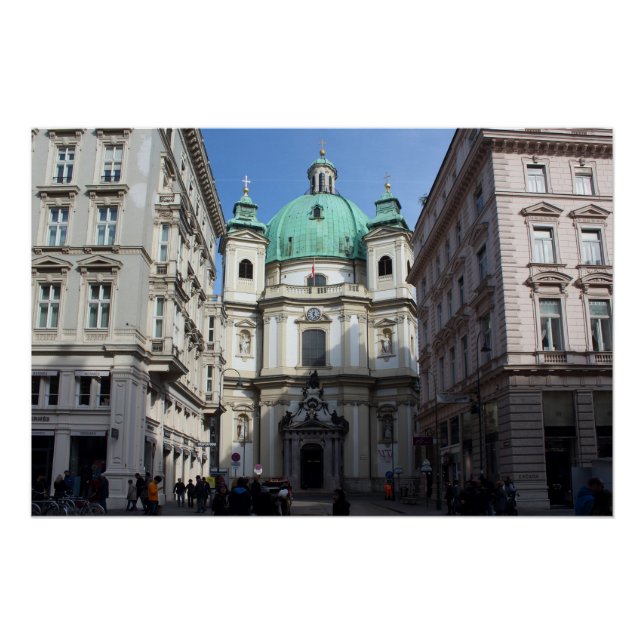 Peterskirche Wien Österreich Poster (Vorderseite)