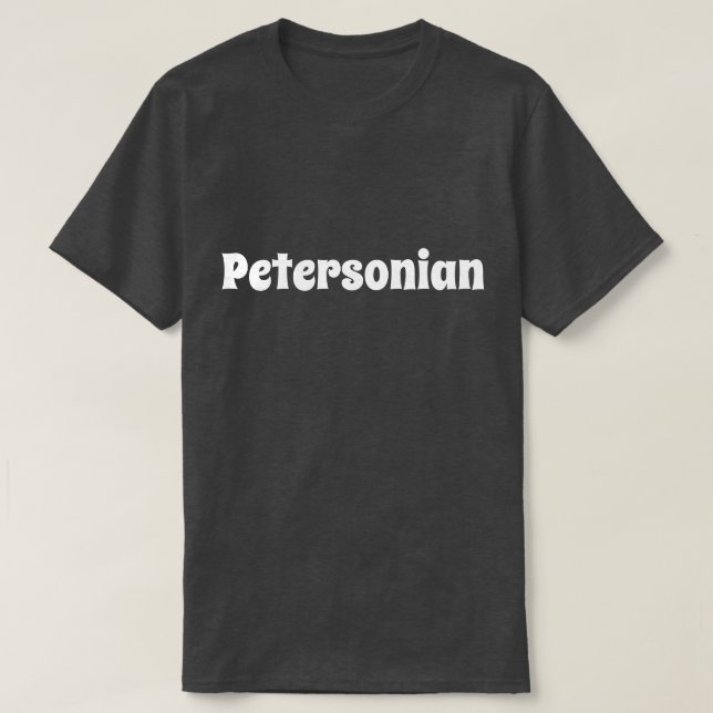 Petersonian T-Shirt (Design vorne)