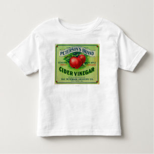 Petersons Apfelessig-Aufkleber Kleinkind T-shirt