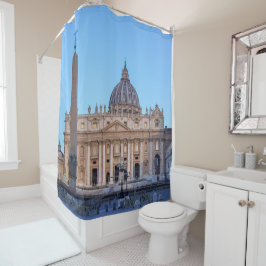 Petersplatz in Vatikanstadt - Rom, Italien Duschvorhang