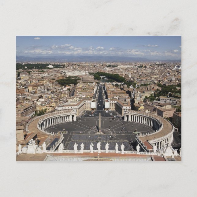 Petersplatz, Rom Postkarte (Vorderseite)