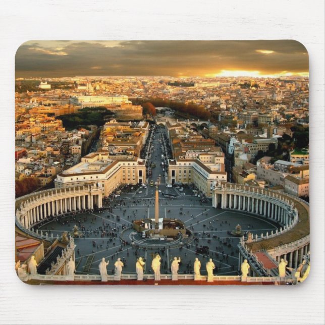 Petersplatz Vatikan Mousepad (Vorne)