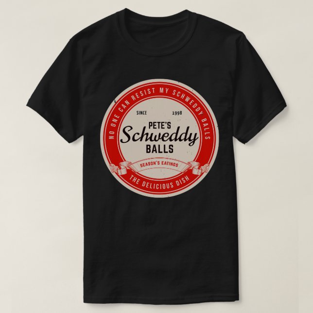 Petes Schweddy Balls Vintag T-Shirt (Design vorne)