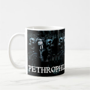 Pethrophile Werbeaktion-Schädel und Frauen-Tasse Kaffeetasse