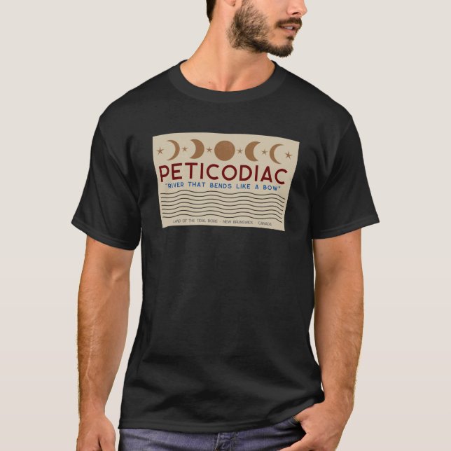 Peticodiac - Fluss, der sich wie ein Bow benimmt T-Shirt (Vorderseite)