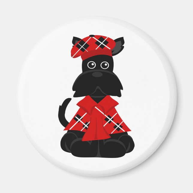 PeticularFashions.com Scottie Magnet (Vorne)