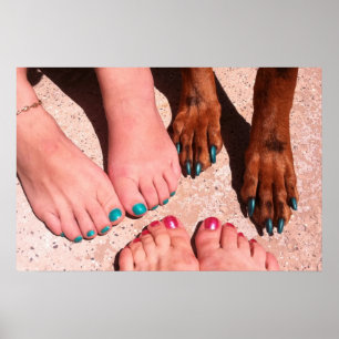 Peticure - Pedicure-Wellness-Center-Tag Poster
