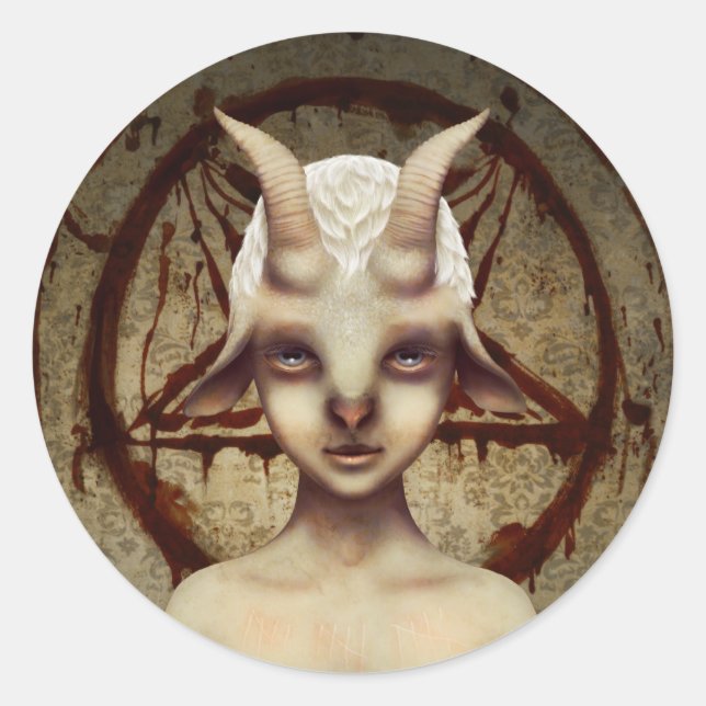 PETIT BAPHOMET Aufkleber (Vorderseite)