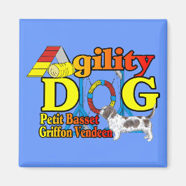 Petit Basset Griffon Vendeen Agility Magnet