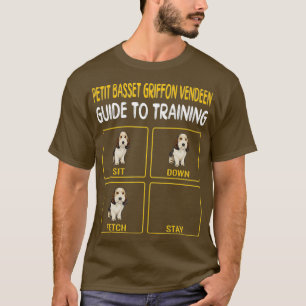 Petit Basset Griffon Vendeen Guide to Training T-Shirt