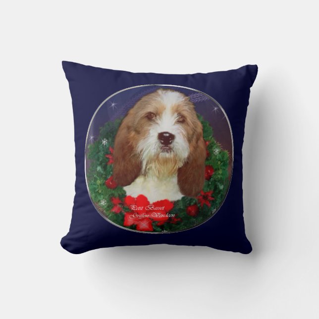 Petit Basset Griffon Vendeen Kissen (Vorderseite)