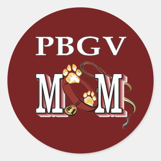 PETIT BASSET GRIFFON VENDEEN MAMA Geschenke Runder Aufkleber (Vorderseite)
