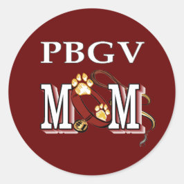 PETIT BASSET GRIFFON VENDEEN MAMA Geschenke Runder Aufkleber