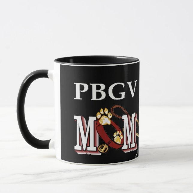 PETIT BASSET GRIFFON VENDEEN MAMA Geschenke Tasse (Links)