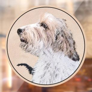 Petit Basset Griffon Vendéen Painting - Dog Art Fensteraufkleber