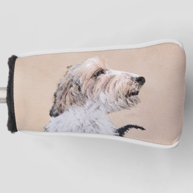 Petit Basset Griffon Vendéen Painting - Dog Art Golf Headcover (Vorderseite)