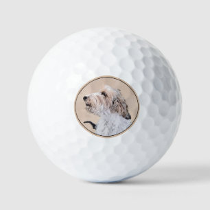Petit Basset Griffon Vendéen Painting - Dog Art Golfball