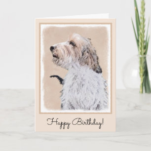 Petit Basset Griffon Vendéen Painting - Dog Art Karte