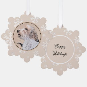 Petit Basset Griffon Vendéen Painting - Dog Art Ornament Karte