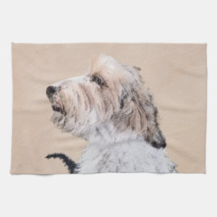 Petit Basset Griffon Vendéen Painting - Hund Art Geschirrtuch