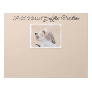 Petit Basset Griffon Vendéen Painting - Hunde Art Notizblock