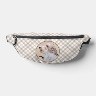 Petit Basset Griffon Vendéen Painting PBGV Dog Art Bauchtasche