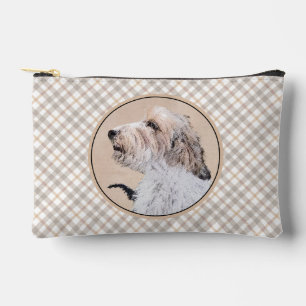 Petit Basset Griffon Vendéen Painting PBGV Dog Art Zubehörtasche