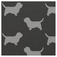 Petit Basset Griffon Vendeen PBGV Dog Silhouetten
