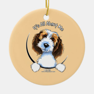Petit Basset Griffon Vendeen PBGV IAAM Keramikornament