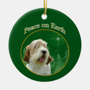 Petit Basset Griffon Vendeen Peace Keramik Ornament