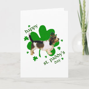 Petit Basset Griffon Vendeen St. Patrick Karte