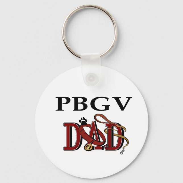 PETIT BASSET GRIFFON VENDEEN VATER Geschenke Schlüsselanhänger (Vorderseite)