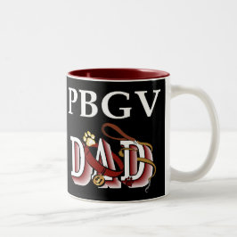 PETIT BASSET GRIFFON VENDEEN VATER Geschenke Zweifarbige Tasse