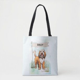 Petit Basset Griffon Vendeen Wasserfarben-Hund