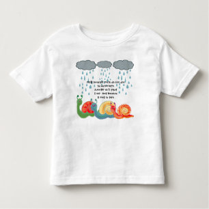 Petit escargot kleinkind t-shirt