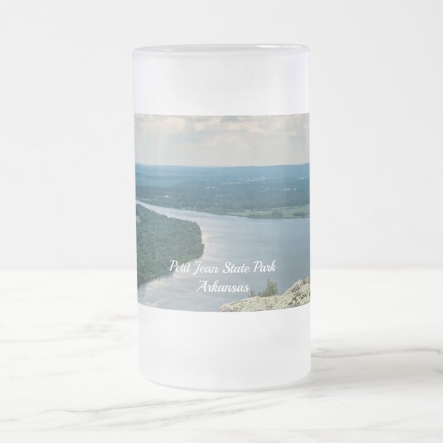 Petit Jean Cedar Creek Mattiert Glass Beer Tasse (Mittel)