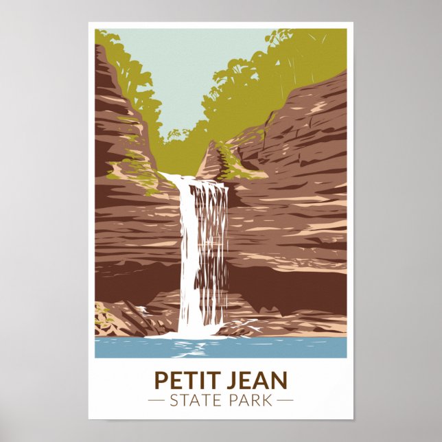 Petit Jean Staat Park Arkansas Vintag Poster (Vorne)