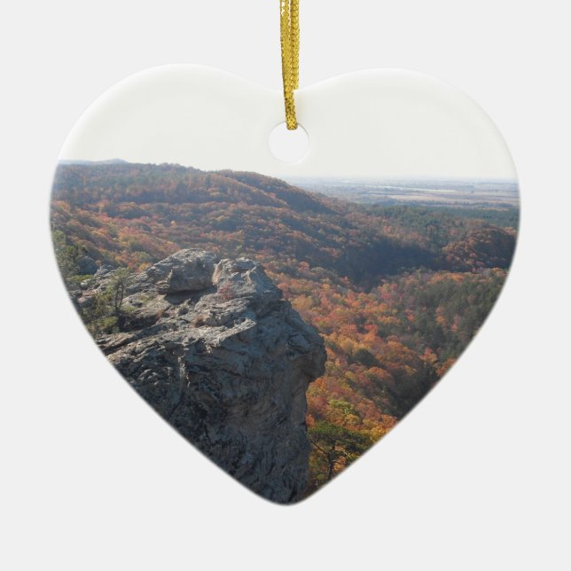 Petit Jean-Staats-Park Arkansas Keramik Ornament (Vorne)