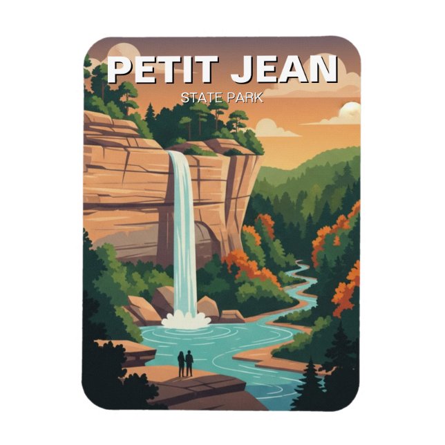 Petit Jean State Park Arkansas Reise Magnet (Vertikal)