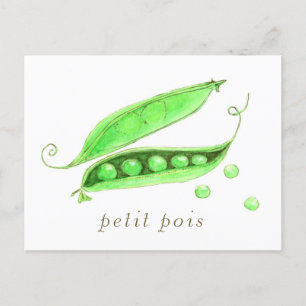 Petit Pois  Postkarte