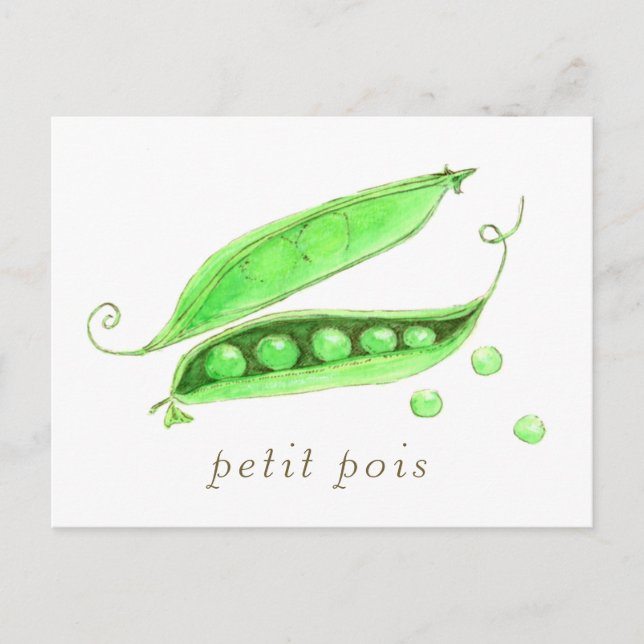Petit Pois Postkarte (Vorderseite)