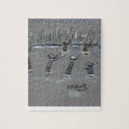 Petit Pois Skating in NY Puzzle