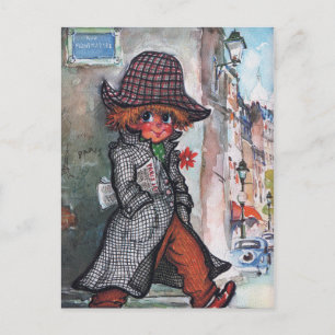 Petit Poulbot Montmartre Postkarte