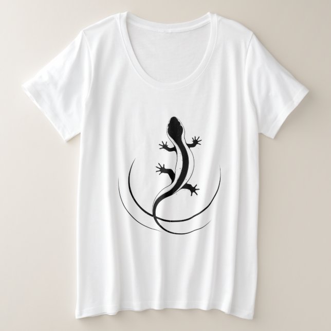 Petit Reptile Große Größe T-Shirt (Design vorne)