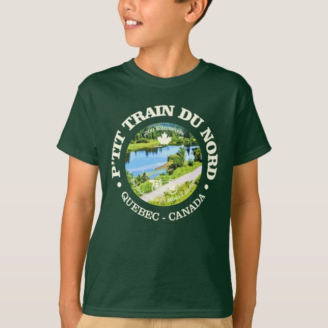 Petit Train du Nord (Fahrrad c) T-Shirt (Vorderseite)