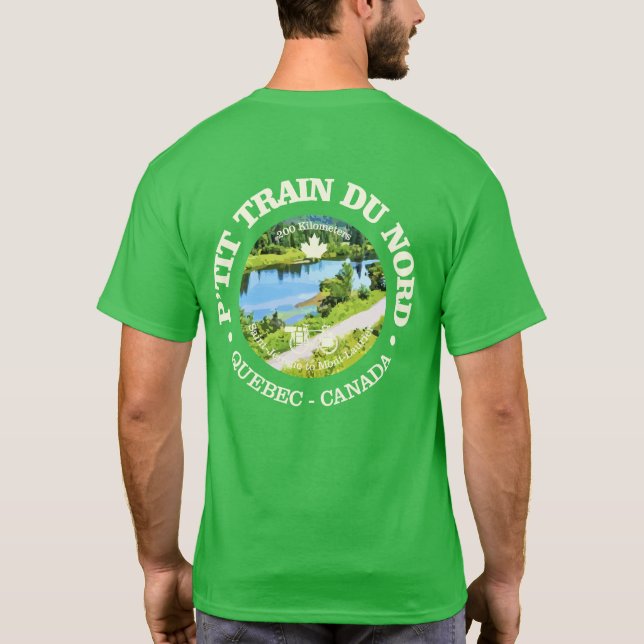 Petit Train du Nord (Fahrrad c) T-Shirt (Rückseite)